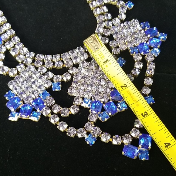 Repurposed Vintage Czech Glass Crystal Necklace - Picture 14 of 16